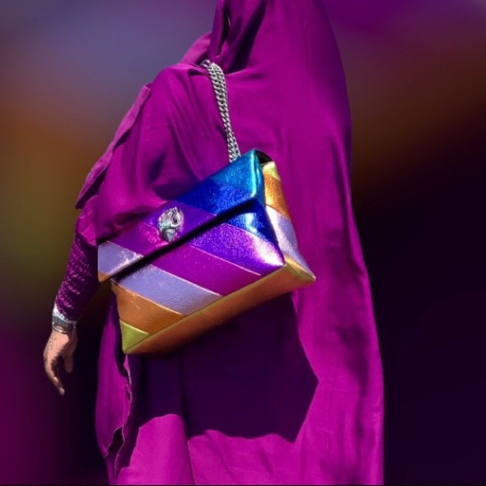 Rainbow metallic XXL Kensington Kurt Geiger Bag